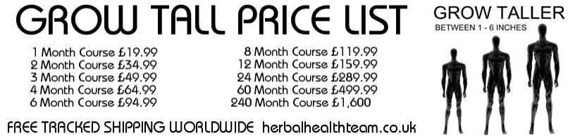 GROW TALL PRICES