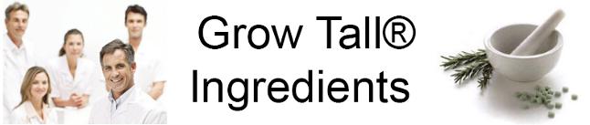 Grow Tall Ingredients